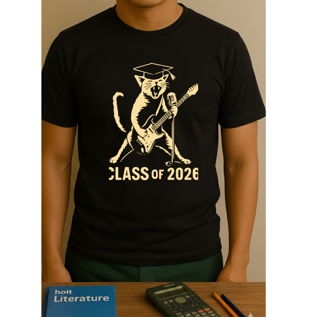 Class of 2026 Cat T-Shirt –Unisex