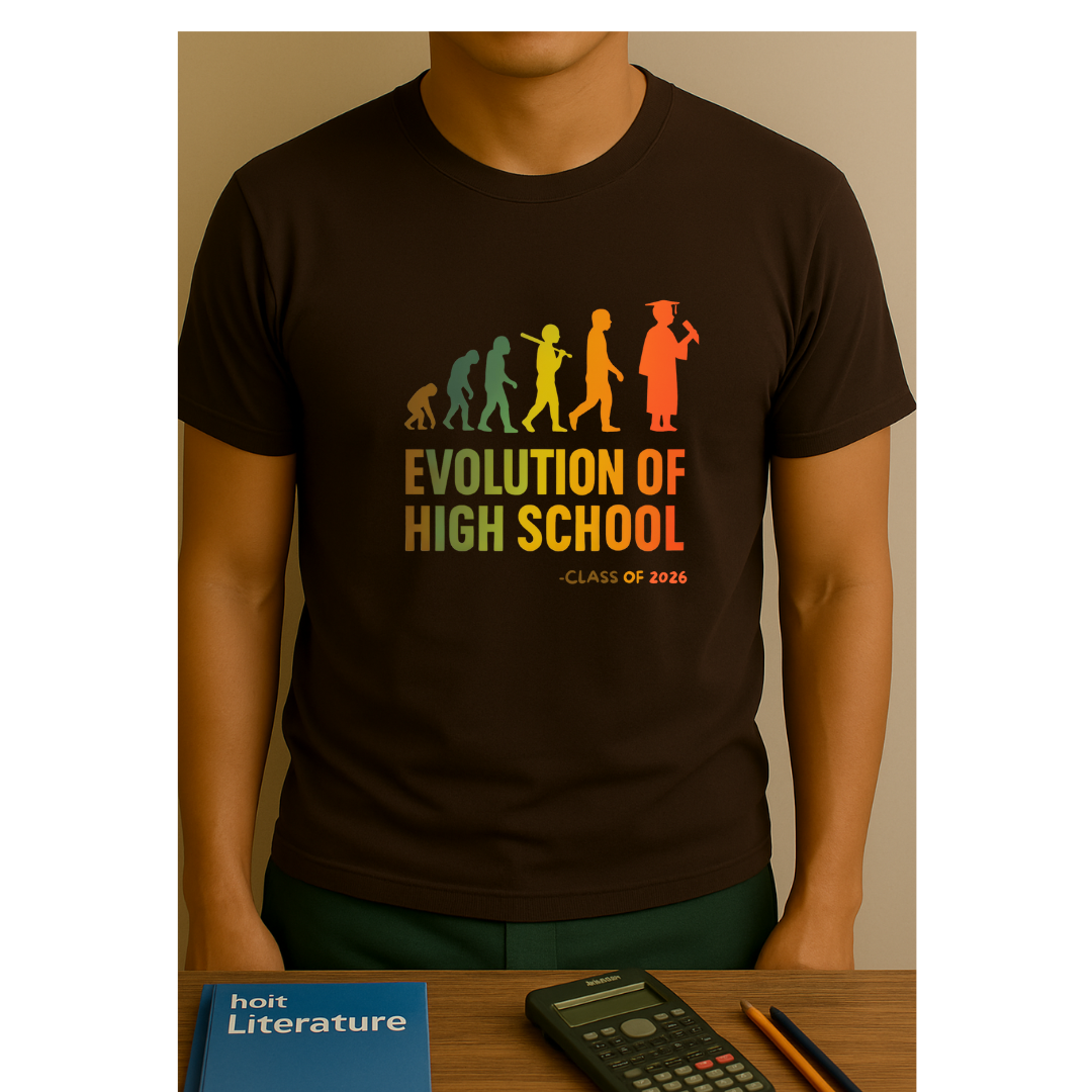 Evolution of High School T-Shirt – Unisex Tee