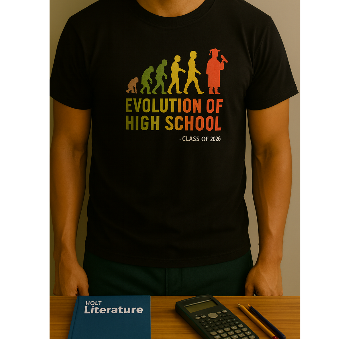 Evolution of High School T-Shirt – Unisex Tee