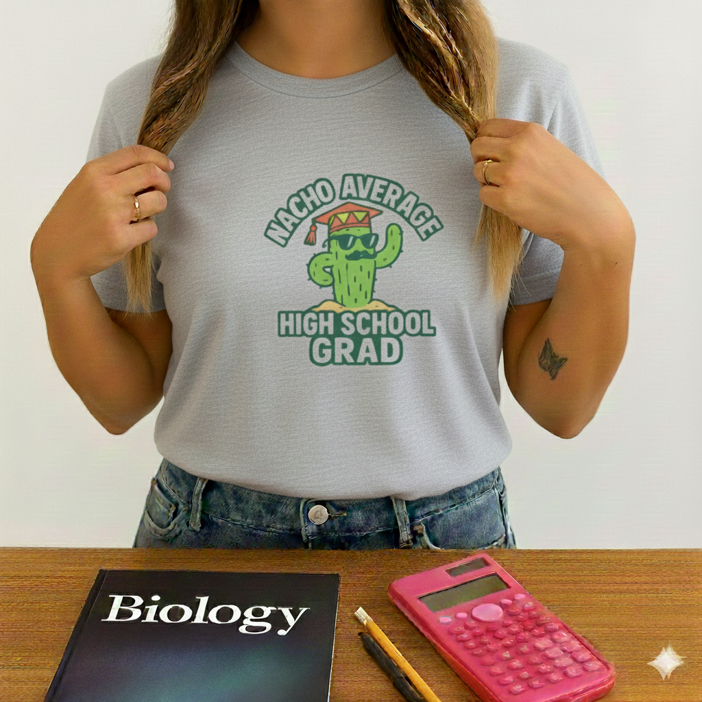 Nacho Average High School Grad T-Shirt —Unisex Tee