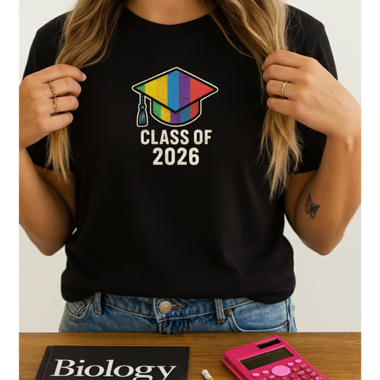 Class of 2026 Rainbow T-Shirt