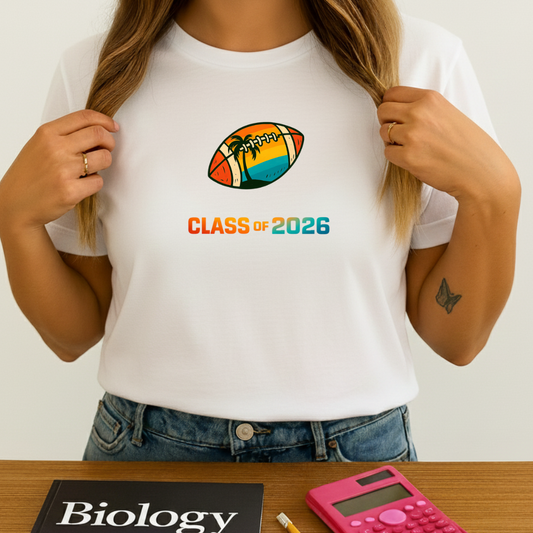 Class of 2026 Football T-Shirt